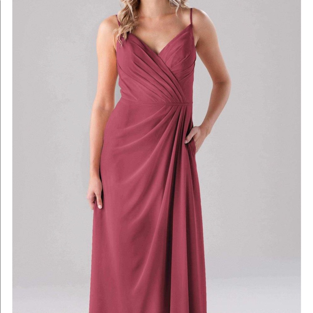 Bridesmaid dress rose color